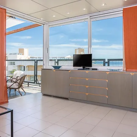 Panoramic View Roof Garden Rethymno