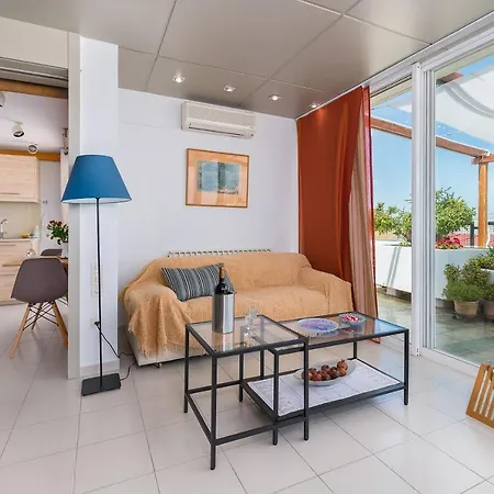 Panoramic View Roof Garden Apartment Rethymno